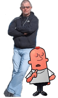 Lars und sein Mini-Me der Nielsen Fahrschule Sursee